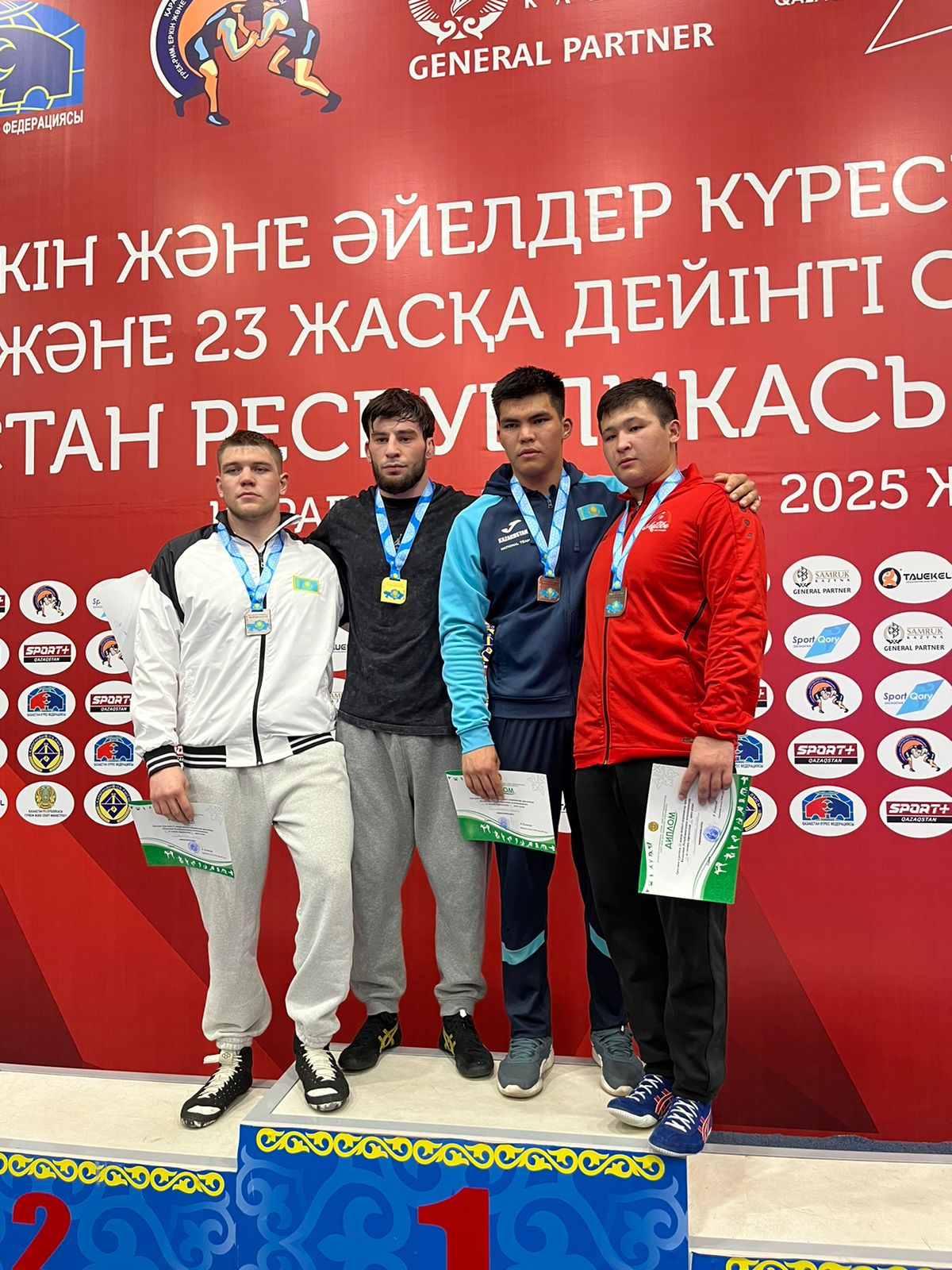Грек-рим күресі.  Қазақстан Республикасының U23 чемпионаты
